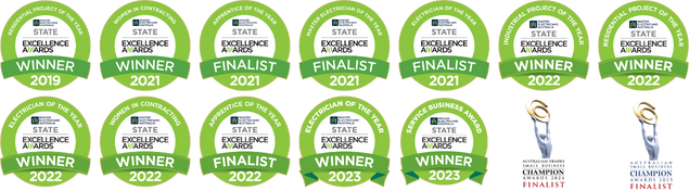 GESA Electrical & CCTV Solutions – multi-award-winning South Australian electricians and CCTV installers. Winners of Electrician of the Year 2023 and multiple Master Electricians Excellence Awards. Trusted local family business, fully licensed in electrical and security.