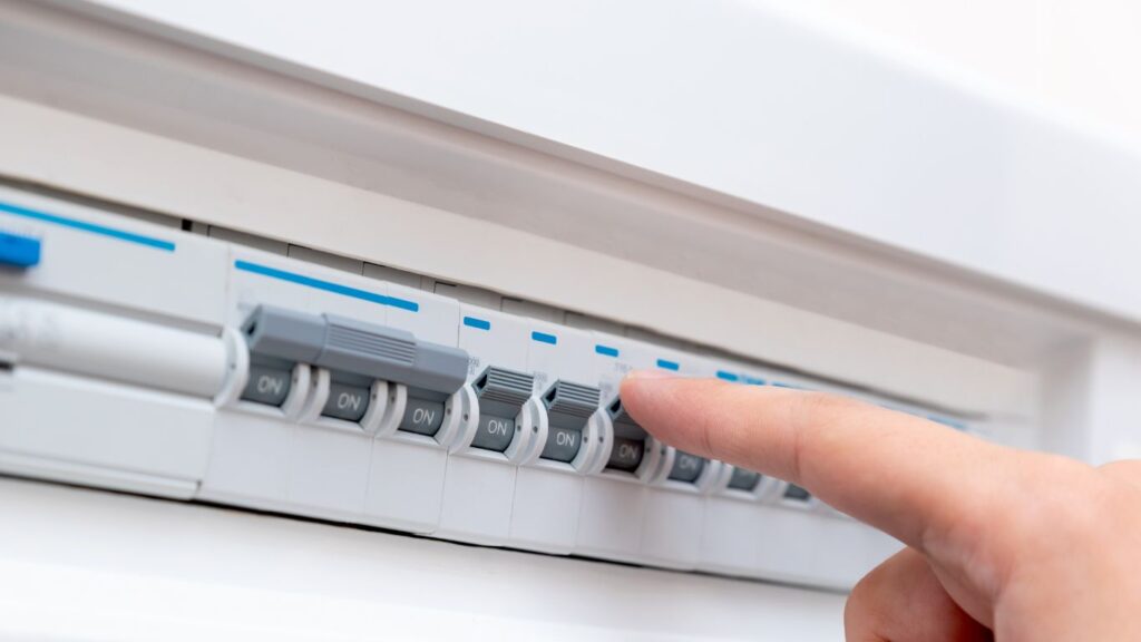 Electrical Switchboard with different switches